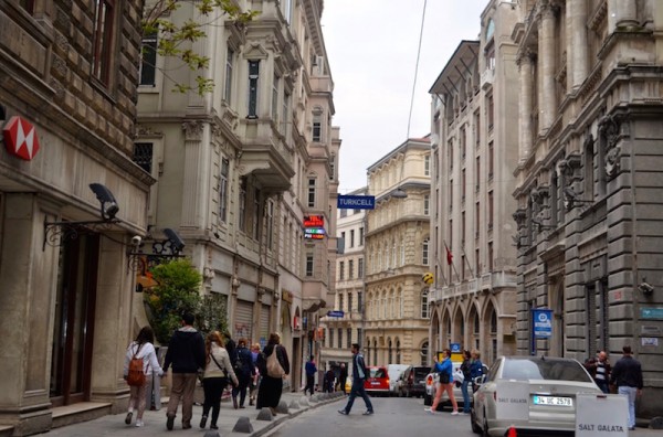 rue des Banques à Karaköy