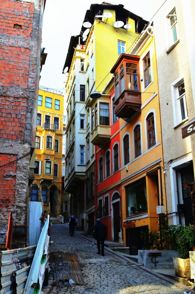 Les rues étroites de Tophane.