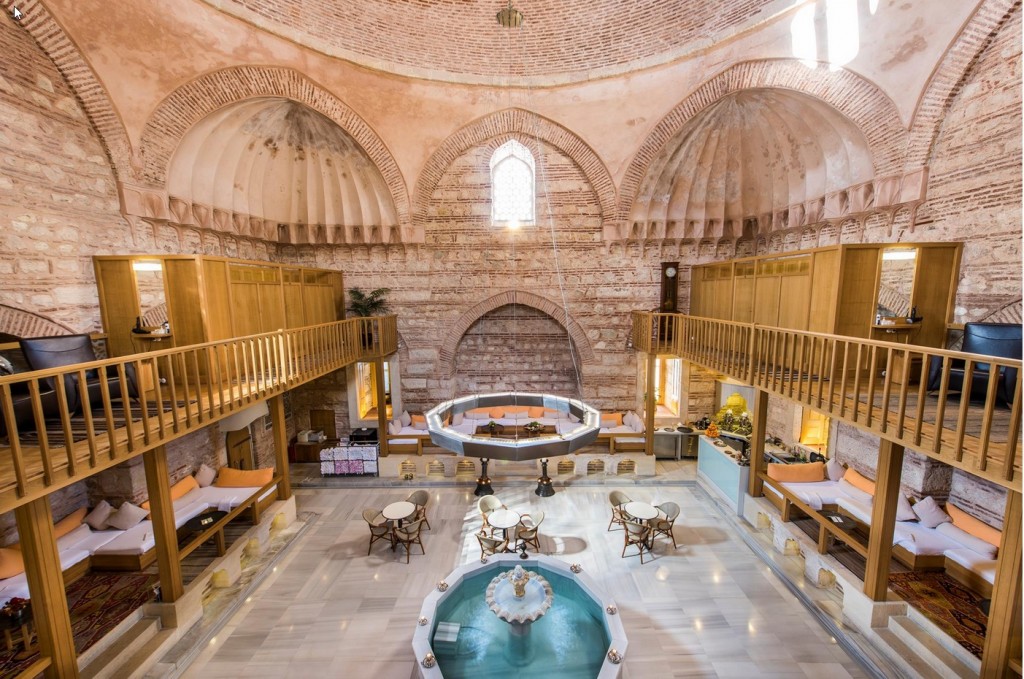 Istanbul hammam en hiver