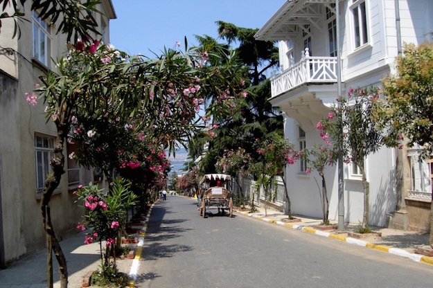 Typical street of Buyukada