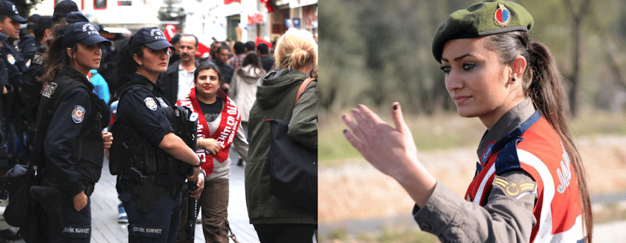 Turkish policewomen