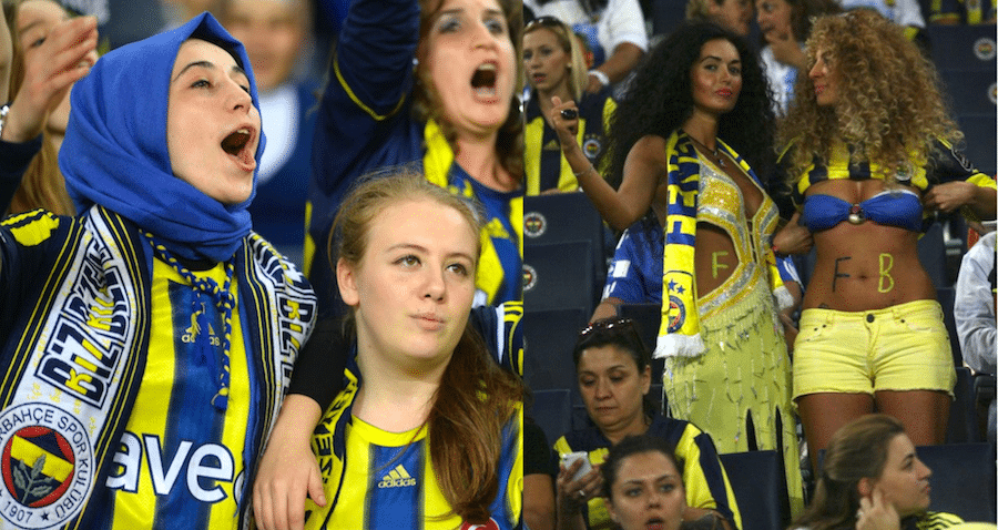 supportrices de Fenerbahçe